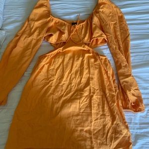 Target wild fable orange dress